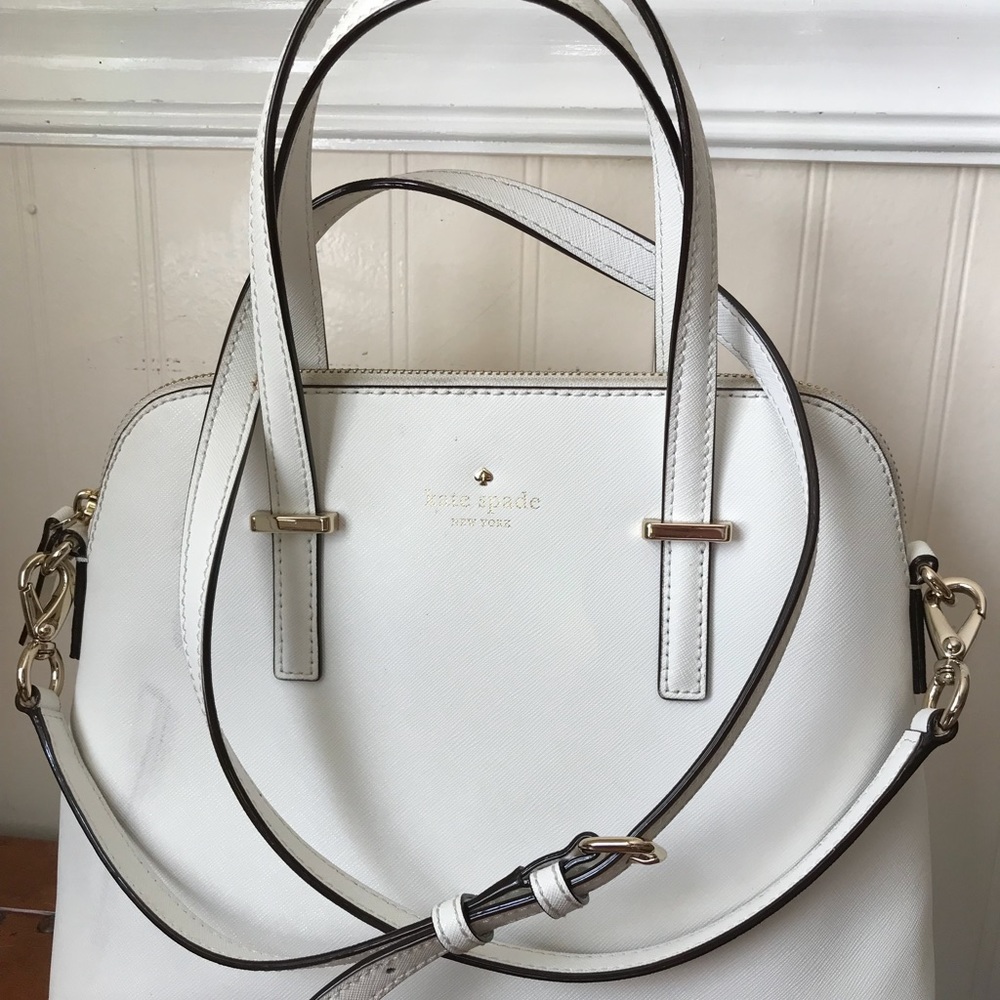 Kate Spade Jackson Street Lottie White Purse